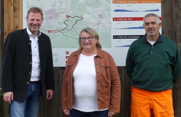 Beschilderung Langlaufloipen Rund um den Johannisberg ber Regionalbudget AOVE gefrdert